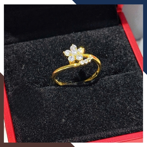 Nhẫn vàng nữ 10K NVN388 – Thiết kế thanh mảnh, layering cực thời trang