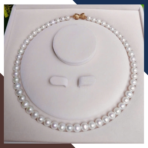 Vòng Cổ Ngọc Trai Nước Ngọt Cao Cấp Cho Nữ VCNT113
