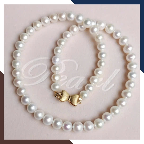 Vòng Cổ Ngọc Trai Nước Ngọt Cao Cấp Cho Nữ VCNT113