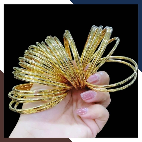 Vòng Tay Vàng Trơn 10k Bản Nhỏ 2.5mm mã LTVN189 – Tối Giản & Tinh Tế Cho Nàng Hiện Đại