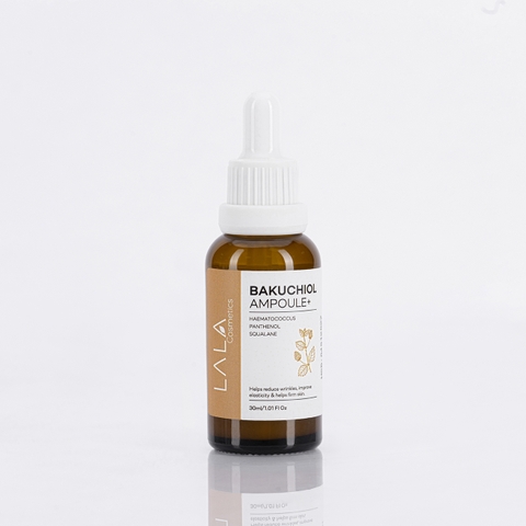 Bakuchiol Ampoule+ LALA 30ML - Retinol thiên nhiên dành cho da nhạy cảm (Bakuchiol 1%)