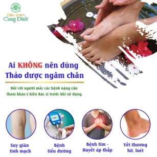Những điều cần lưu ý khi sử dụng thảo mộc ngâm chân