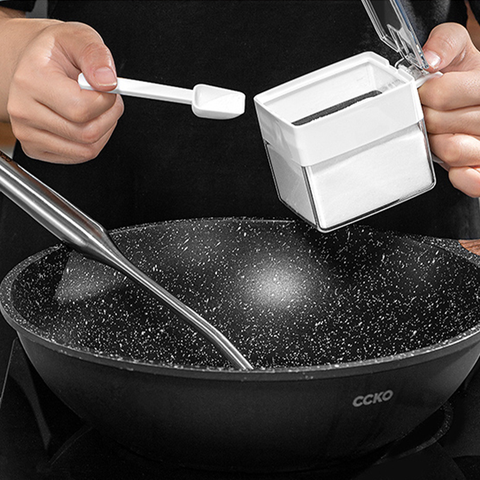 Kệ đựng gia vị kèm 6 lọ đựng gia vị CCKO CK8702 cao cấp