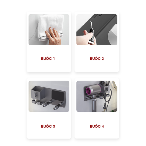 Bộ giá treo máy sấy tóc Modan Sanitary Ware MD-571000