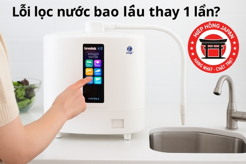 Bao lâu thay lõi lọc nước 1 lần? Hướng dẫn chuẩn cho máy lọc nước ion kiềm
