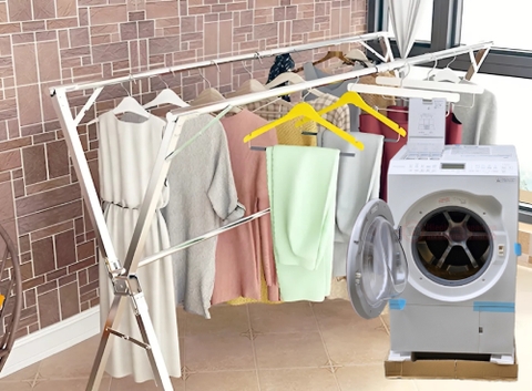 Giặt sấy khô đúng cách để tránh co rút vải