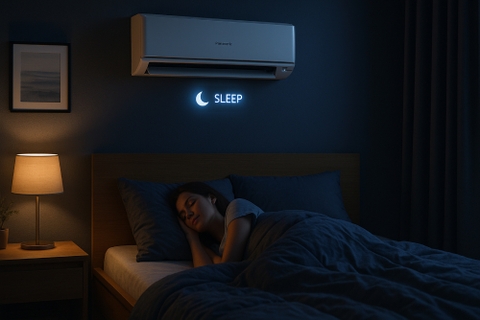 Chế độ Sleep trên điều hòa Panasonic là gì? Lợi ích và cách bật như thế nào?