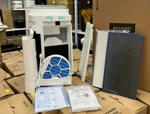 Hướng dẫn vệ sinh máy lọc không khí Sharp