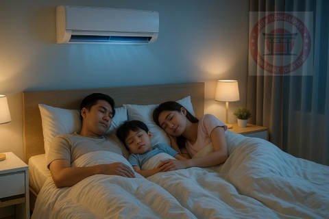 Khi ngủ nên để điều hòa ở chế độ nào để không gây hại sức khỏe?