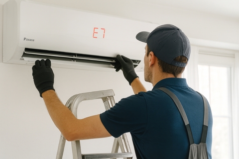 Lỗi E7 trên điều hòa Daikin - Nguyên nhân và cách khắc phục hiệu quả