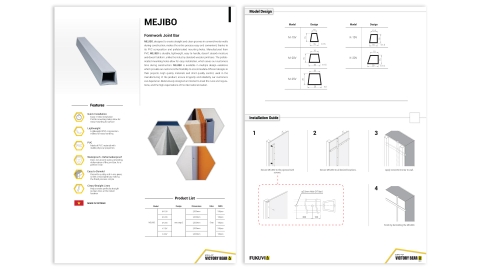 MEJIBO - THANH CHỈ TƯỜNG CHO TƯỜNG BÊ TÔNG