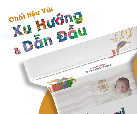 Khăn vải Khô Đa Năng  Mamamy Tropical 160 Tờ