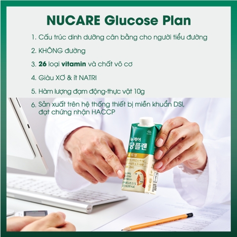 Thực phẩm bổ sung Nucare Glucose Plan 200ml
