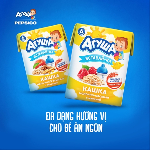 Sữa Ngày Yến Mạch  Vị Mâm Xôi Agusha