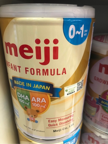 Sản phẩm dinh dưỡng công thức Meiji INFANT FORMULA 800g