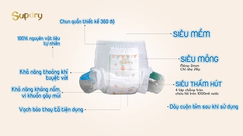 Bỉm Supdry dạng quần size M64