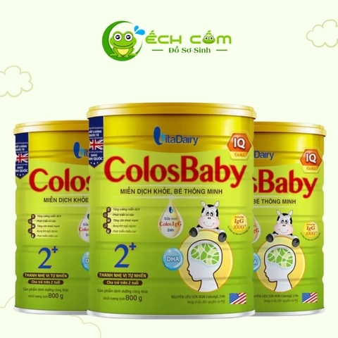Sữa ColosBaby IQ Gold   800g _ 2+ (Miễn Dich Khỏe _ Bé Thông Minh )