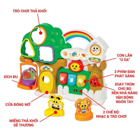 Đồ Chơi Ngôi Nhà Trên Cây có nhạc Winfun 0786