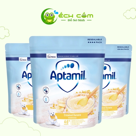 Bột Ăn dặm Aptamil(4_6+ ) Vị Gạo Ngô Chuối