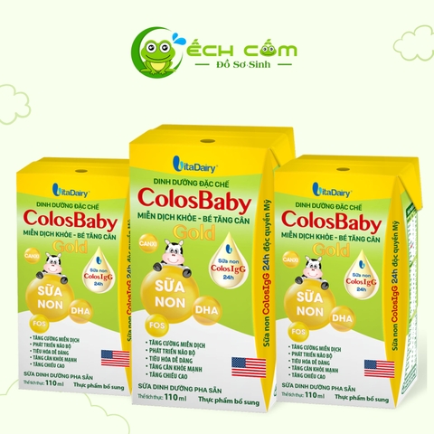 Sữa Nước Colos  Baby Gold 110 ml ( lốc 4 hộp )