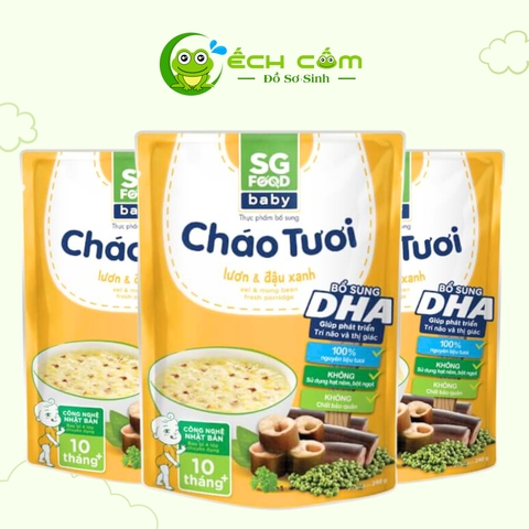 Cháo tươi baby (  lươn - đậu xanh )