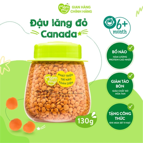 Hạt Hữu Cơ Măm my 110g  Đậu năng Đỏ