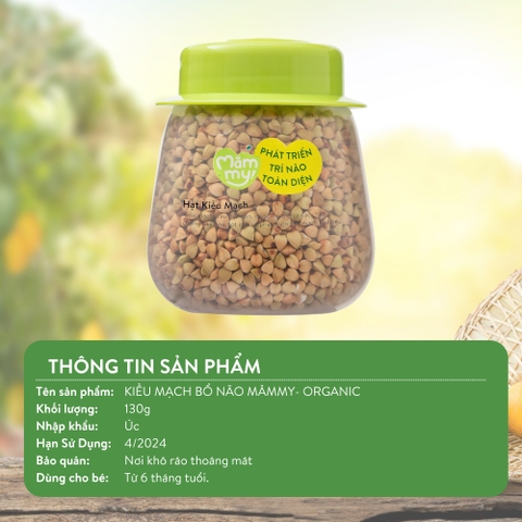 Hạt Hữu Cơ  Măm my  110g Hạt Kiều mạch