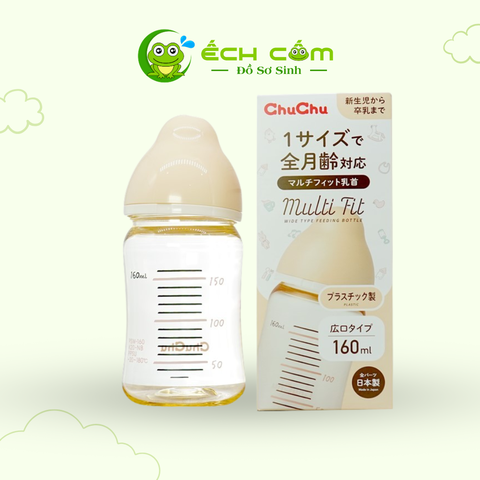 Bình sữa cổ rộng PPSU Multi Fit – Multi wide type Feeding Bottle 240ml