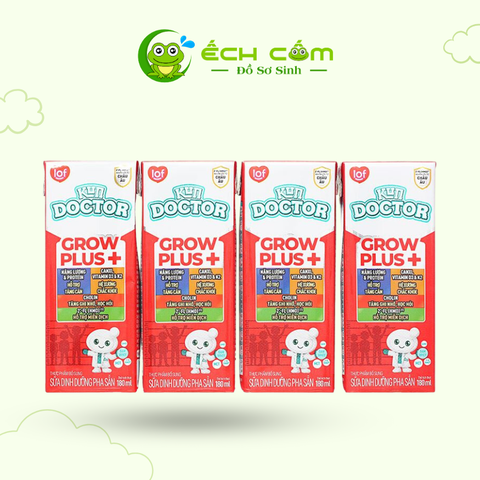 KUN DOCTOR GROW PLUS+ DINH DƯỠNG CHO TRẺ SUY DINH DƯỠNG, THẤP CÒI 180ml