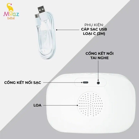 Máy tạo Tiếng Ồn Trắng Moaz MB-057