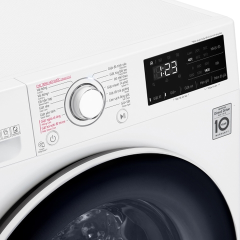 Máy giặt LG Inverter 10kg FV1410S5W - Chính hãng