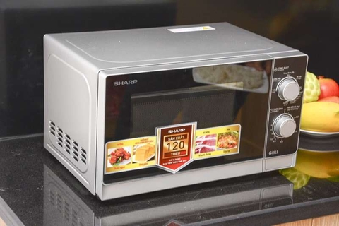 Lò Vi Sóng Cơ Có Nướng Sharp R-G222VN-S 20 lít - Chính Hãng