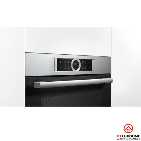 LÒ NƯỚNG ÂM TỦ BOSCH HBG634BS1 SERIE 8 71 LÍT ECOCLEAN