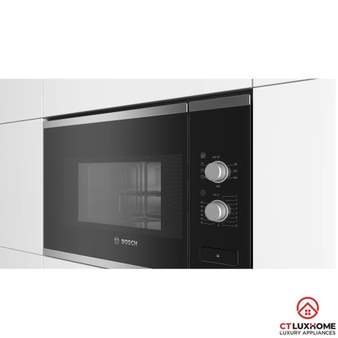 LÒ VI SÓNG ÂM TỦ BOSCH BEL520MS0K SERIE 4 20 LÍT MẶT KÍNH ĐEN