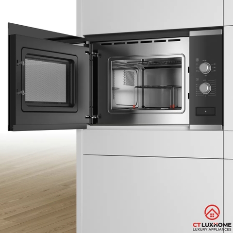 LÒ VI SÓNG ÂM TỦ BOSCH BEL520MS0K SERIE 4 20 LÍT MẶT KÍNH ĐEN