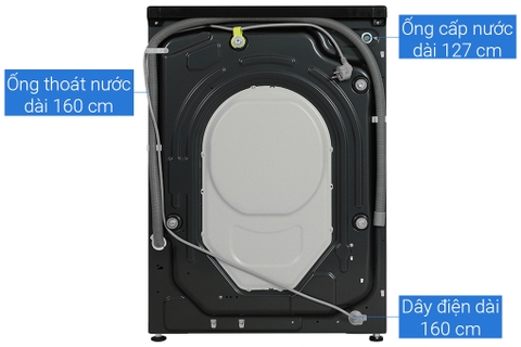 Máy Giặt Aqua Inverter 9.5 Kg cửa ngang AQD-A952J BK