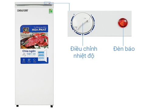 Tủ đông đứng Hòa Phát 208 lít HPF UAH6208