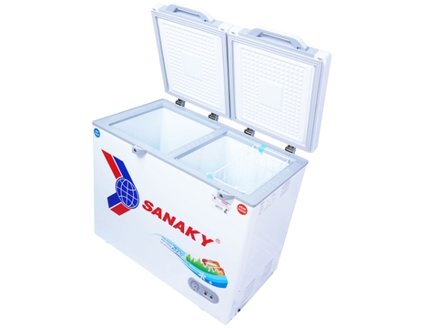 Tủ đông mặt kính cường lực Sanaky VH-2899W2KD
