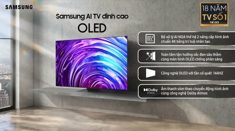 OLED Tivi 4K Samsung 77 inch QA77S95D Smart TV