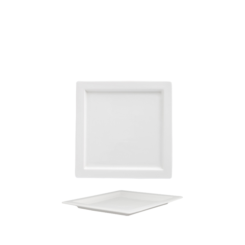 Đĩa sứ Baralee Simple plus Square Rim Plate 16cm