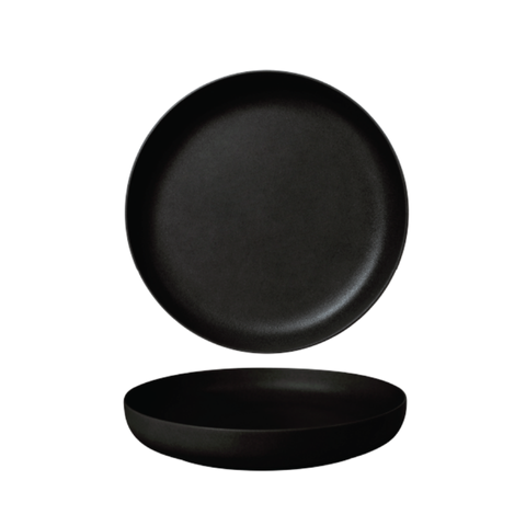Đĩa sứ Baralee FINE PLUS Deep Coupe Plate 25.5cm Black Sand