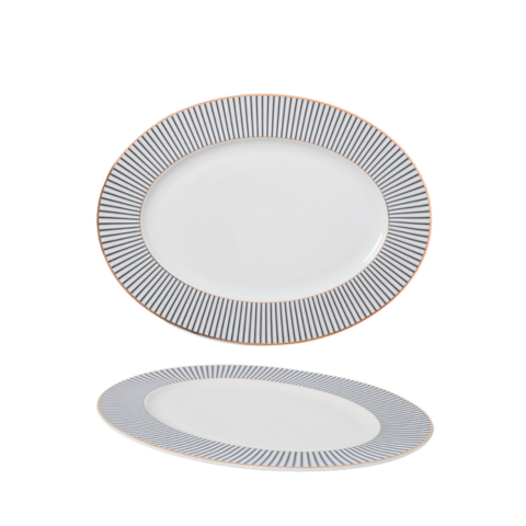 Đĩa sứ Baralee Prominence Oval Plate 36cm
