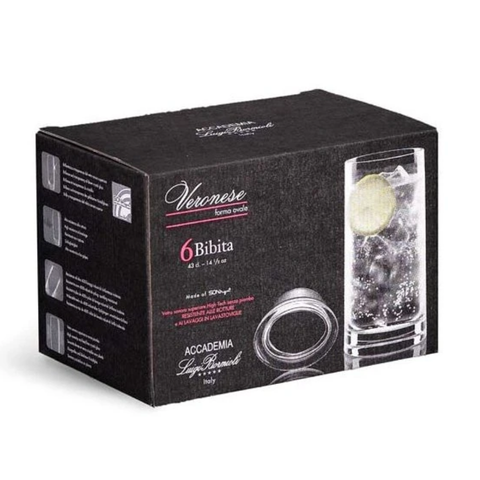 Ly phale không chì Luigi Bormioli Tumbl. Veronese Hi-Ball 430ml