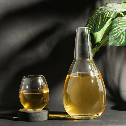 Set bình và ly phale không chì Pasabahce Crystallin Freya Bottle and glass set 1500ml