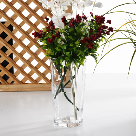 Bình hoa phale không chì Pasabahce Crystallin Wireframe Vase 165x280mm