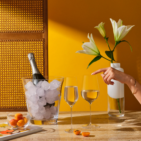 Ly phale không chì Nude STEM ZERO Trio Champagne 285ml