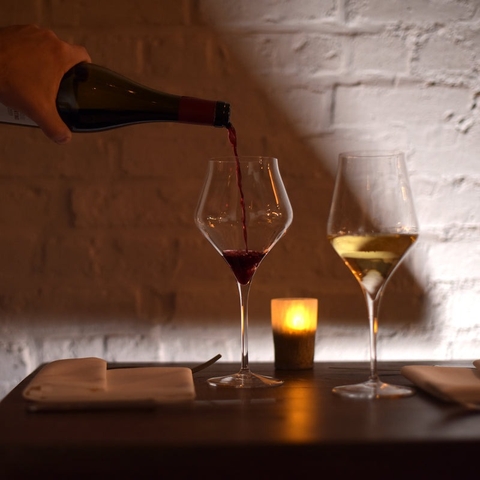 Ly phale không chì Luigi Bormioli Stemw.Supremo Burgundy 650ml