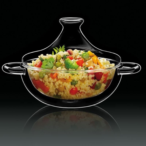 Hũ thủy tinh Luigi Bormioli Tajine W/Lid Therm.Gla 1 185ml
