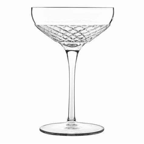 Ly pha lê không chì Luigi Bormioli Stemw.Roma 1960 Cocktail Coupe, 300ml