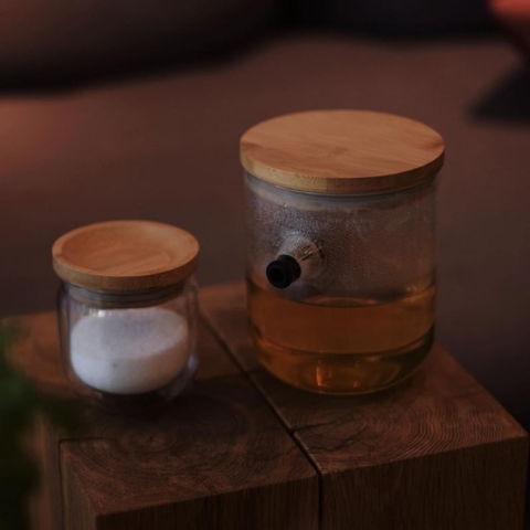 Bình thủy tinh Luigi Bormioli Teapot With Anti-Drip System A 1000ml